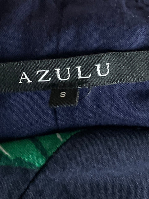 Blusa Azulu Tirantes Vuelos Azul-Talla S