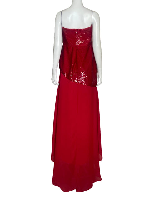 Vestido Tesoro TPS Strapless Lentejuelas
Rojo-Talla L