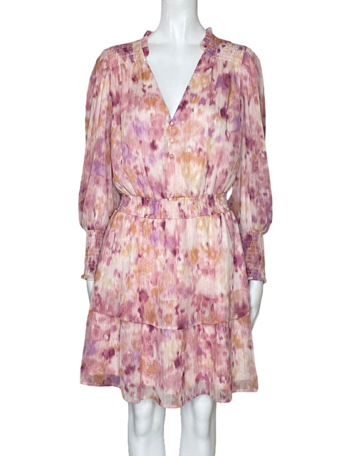 Vestido Aqua Vuelo Brillo Rosado-Talla M