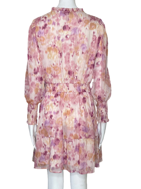 Vestido Aqua Vuelo Brillo Rosado-Talla M