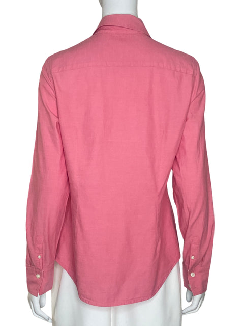 Camisa Tommy Hilfiger Basica Rosado-Talla M