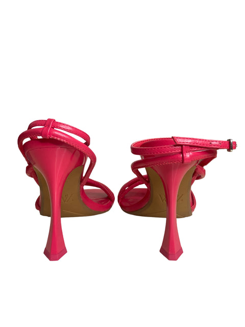 Calzado Zara Sandalia Cruzada Fucsia-Talla 37