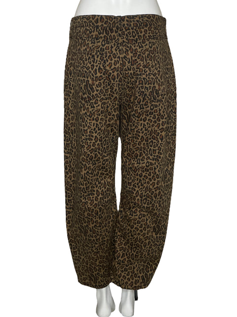 Pantalón Banana Republic Animal Print Denim Marrón-Talla 29