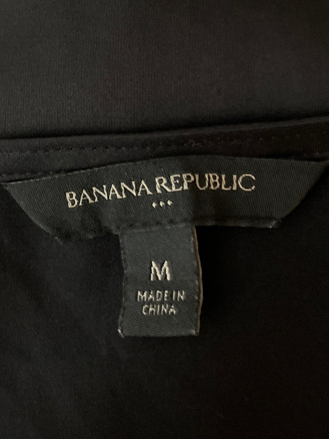 Top Banana Republic Tirantes Fluido Negro-Talla M