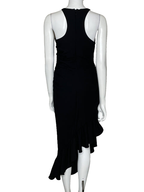 Vestido Cinq à Sept Drapeado Negro-Talla S