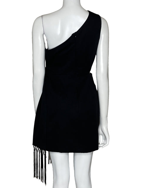 Vestido Finders Keepers Cut Out Negro-Talla 6