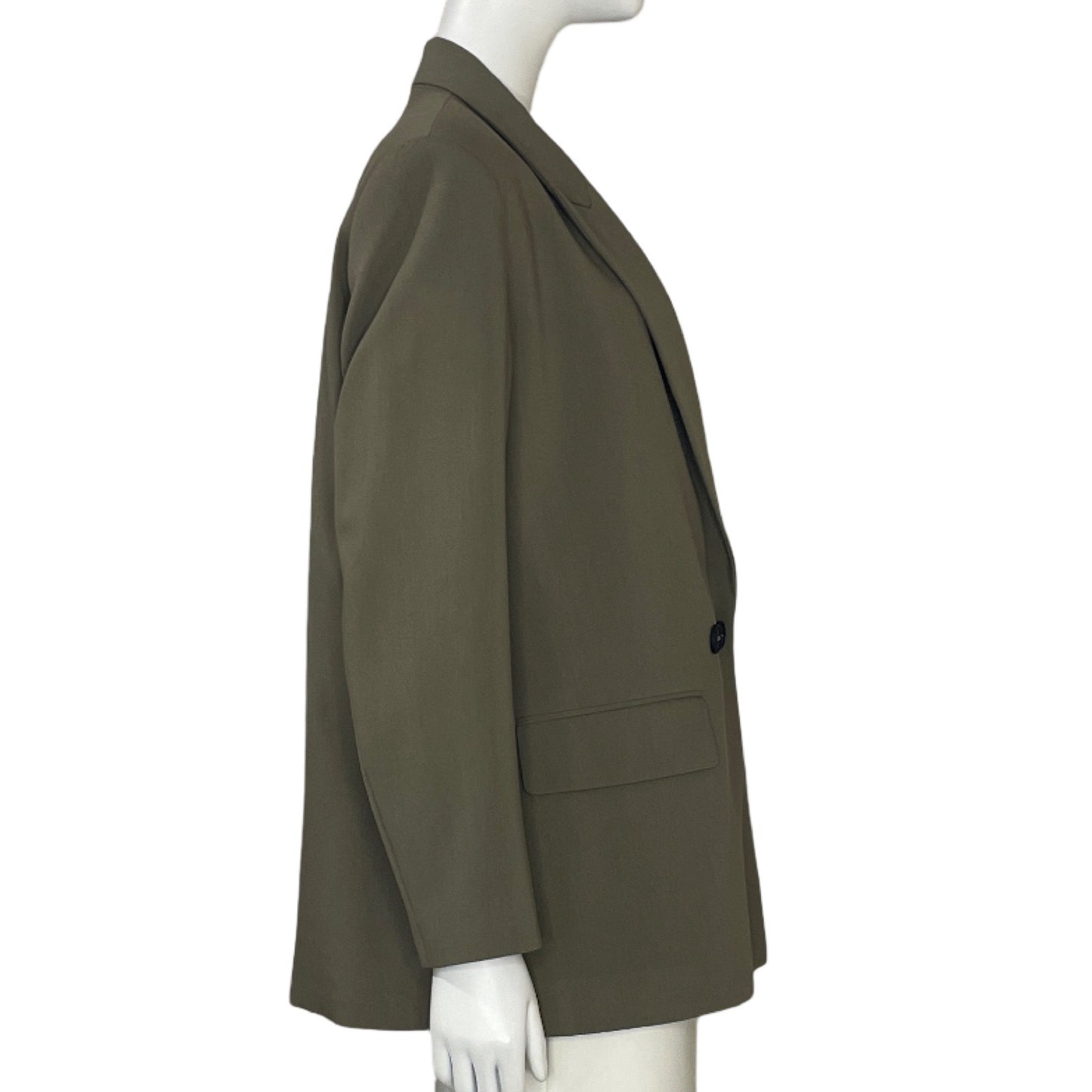 Blazer Zara Dos Botones Verde-Talla M
