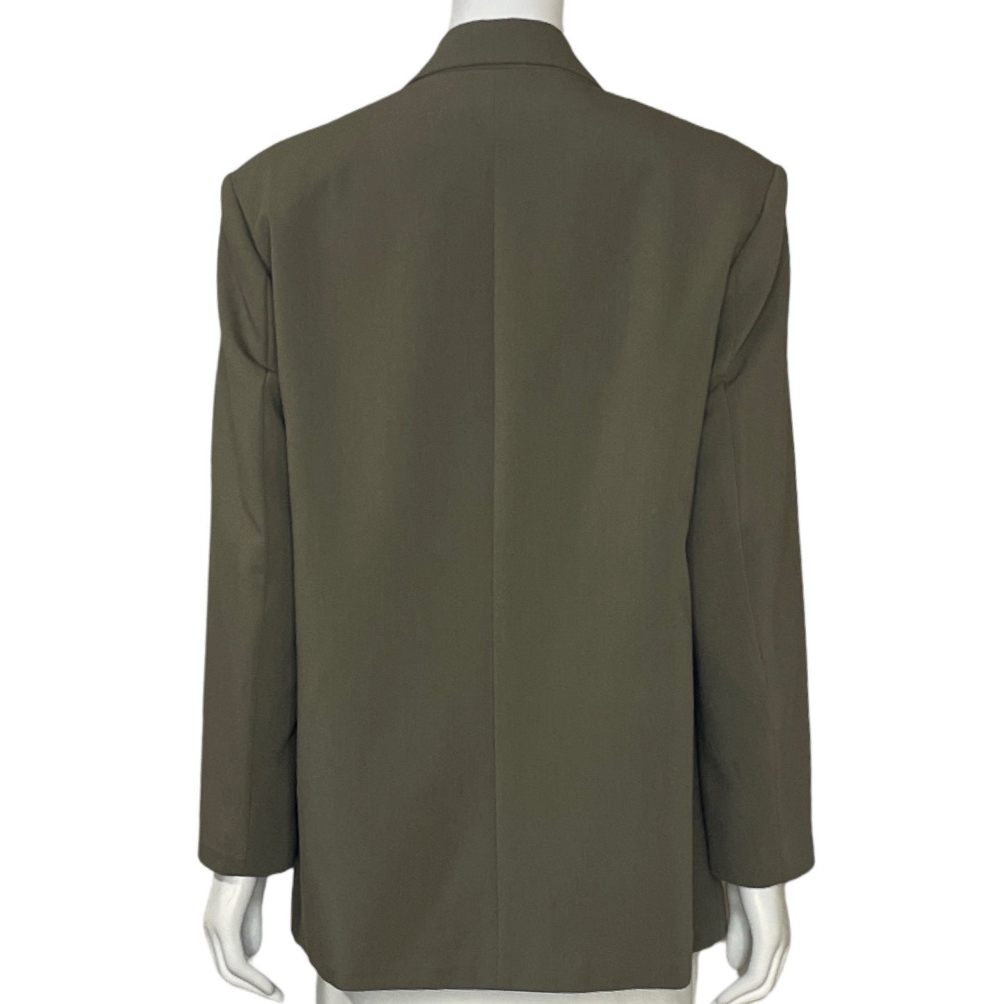 Blazer Zara Dos Botones Verde-Talla M