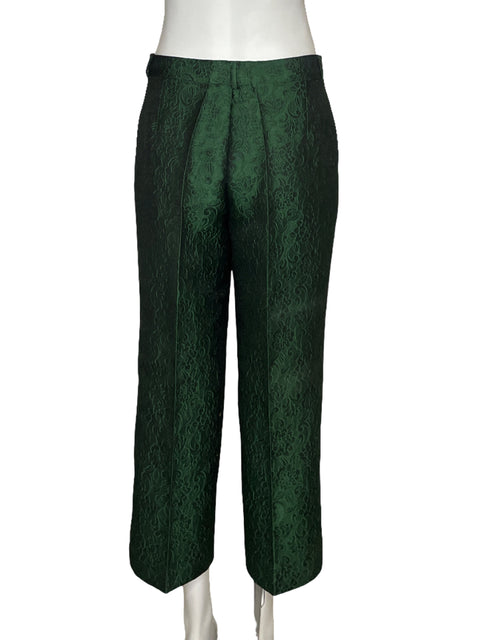 Pantalòn Trucco Jacquard Verde-Talla M