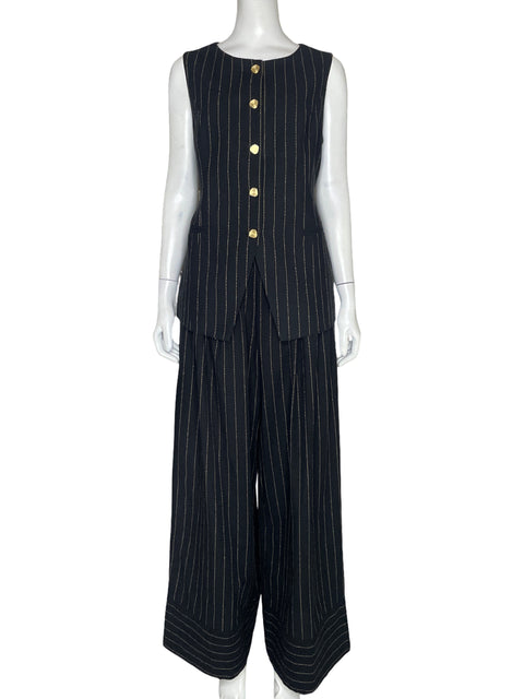Set Dissh Boston Stripe Bordado Negro-Talla 8