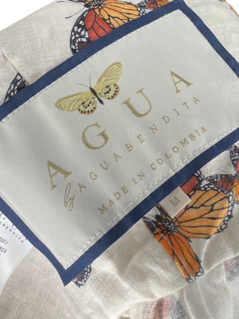 Set Agua Bendita Mariposas Beige-Talla M