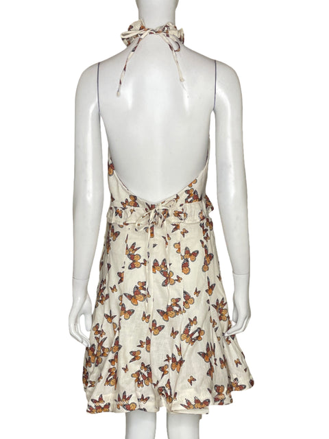 Set Agua Bendita Mariposas Beige-Talla M
