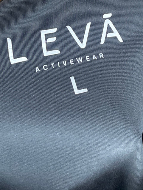 Top Leva Activewear Negro-Talla L