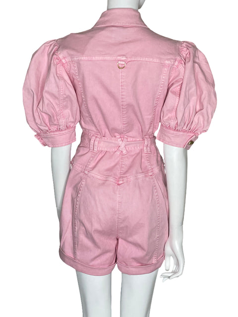 Romper Aje Cecilly Denim Rosado-Talla 10