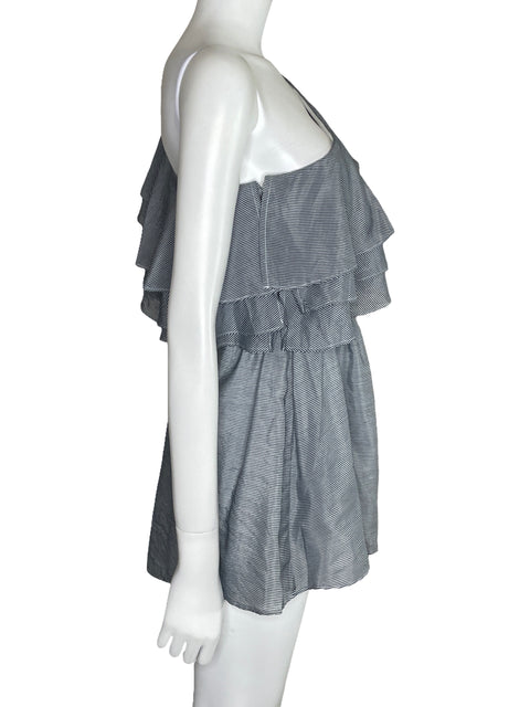 Romper C/Meo Collective Vuelos Rayas Blanco-Talla L