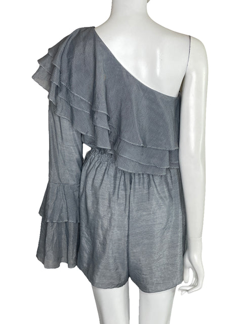 Romper C/Meo Collective Vuelos Rayas Blanco-Talla L