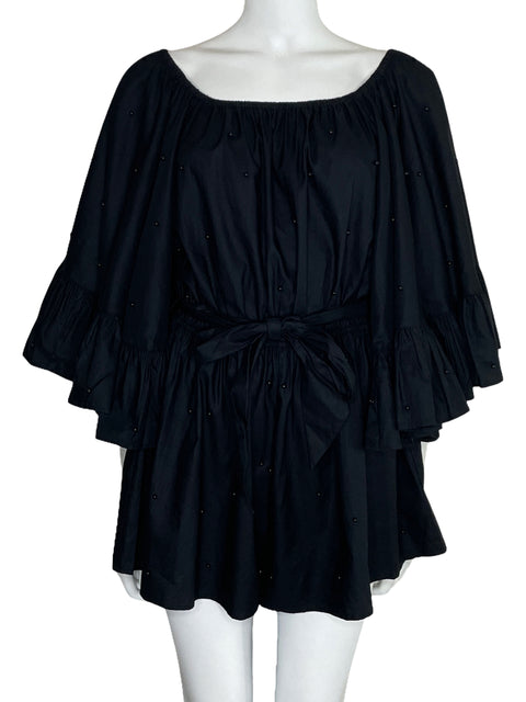 Romper C/Meo Collective Mangas Fluidas Negro-Talla M