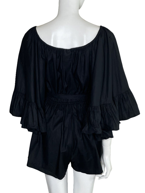 Romper C/Meo Collective Mangas Fluidas Negro-Talla M