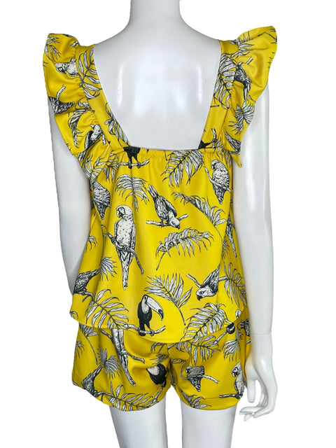 Set Carolina Prilla Short+Top Amarillo-Talla L