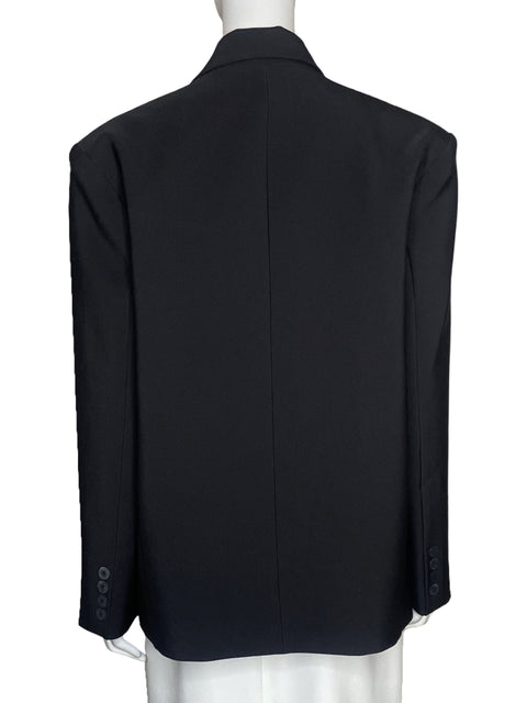 Blazer The Frankie Shop Cruzado Negro-Talla L