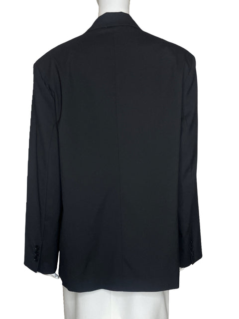 Blazer Zara Oversized Negro-Talla L
