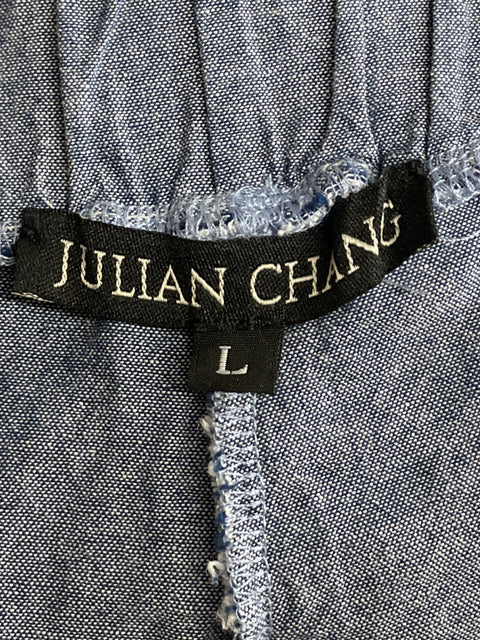 Set Julian Chang Encaje Azul-Talla L