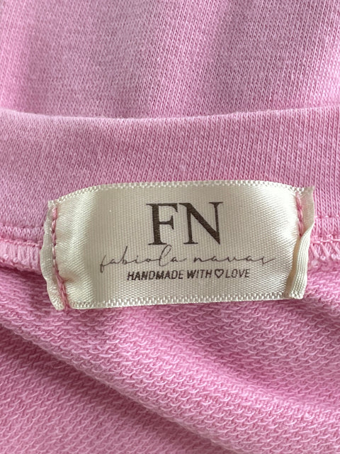 Set Fabiola Navas Top+Short Rosado-Talla U