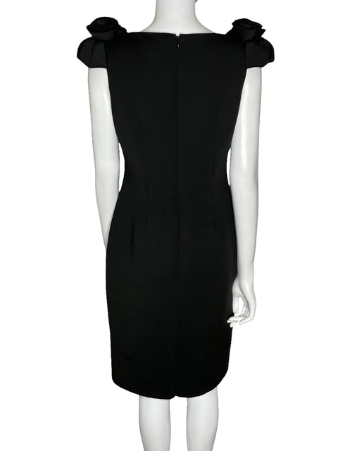 Vestido Eliza J Midi Sin Mangas Negro-Talla 12