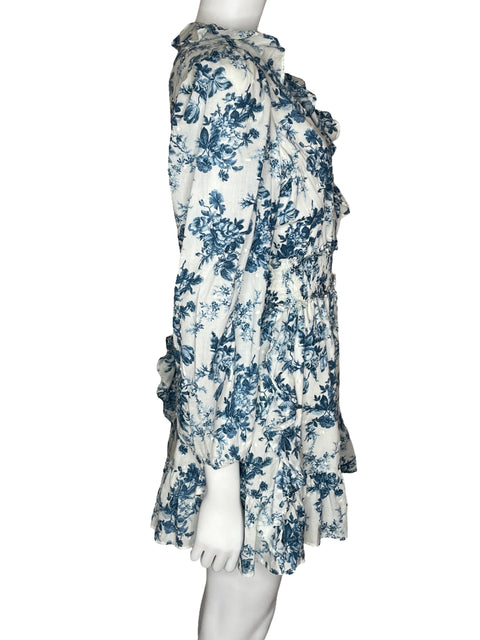 Vestido GapxLoveShackFancy Floral Blanco-Talla M