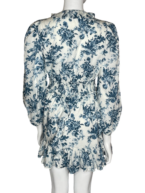 Vestido GapxLoveShackFancy Floral Blanco-Talla M