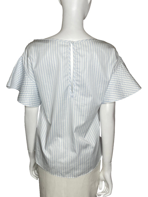 Blusa Andres Otálora Rayas Azul-Talla 10