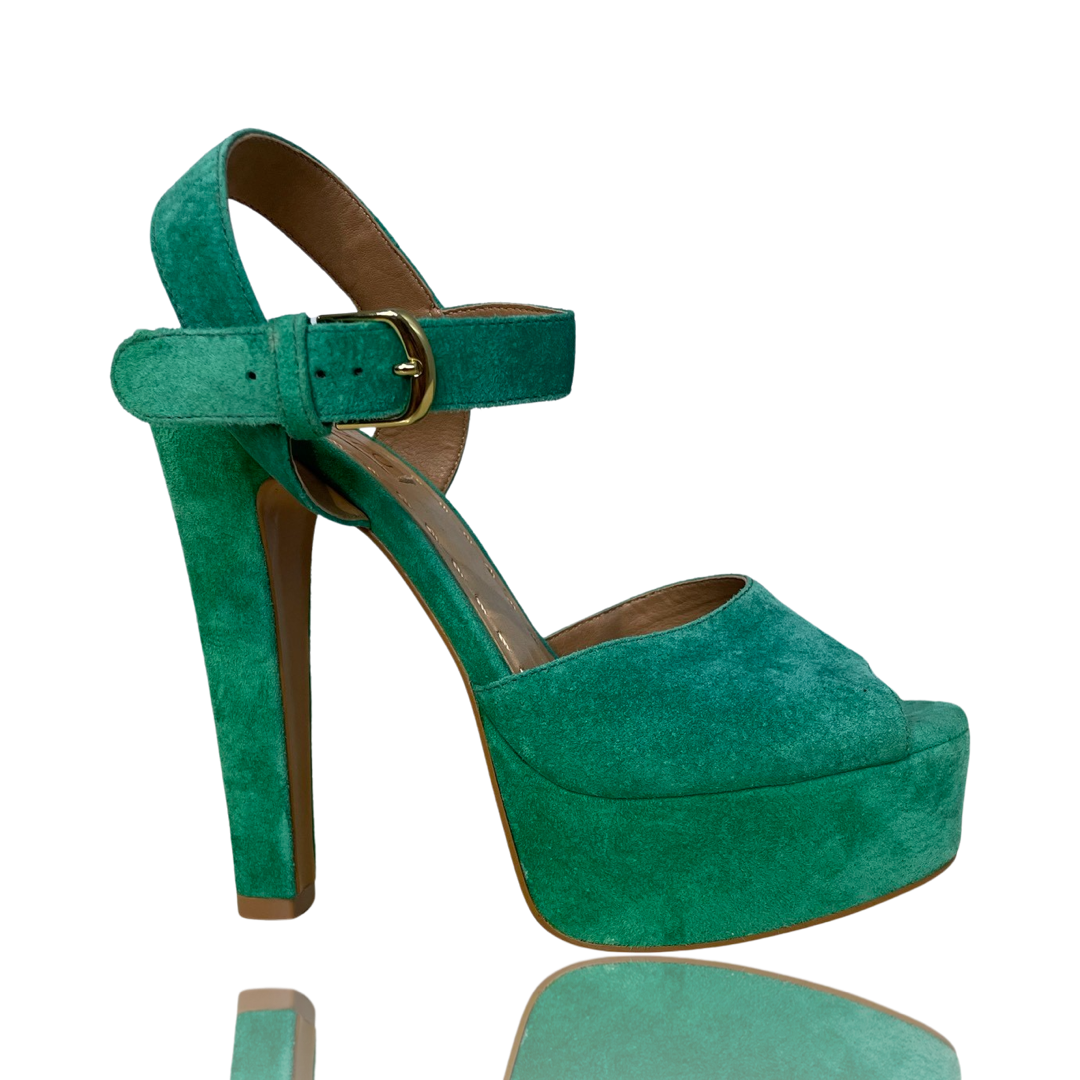 Calzado Arezzo Tacon Verde Talla 37