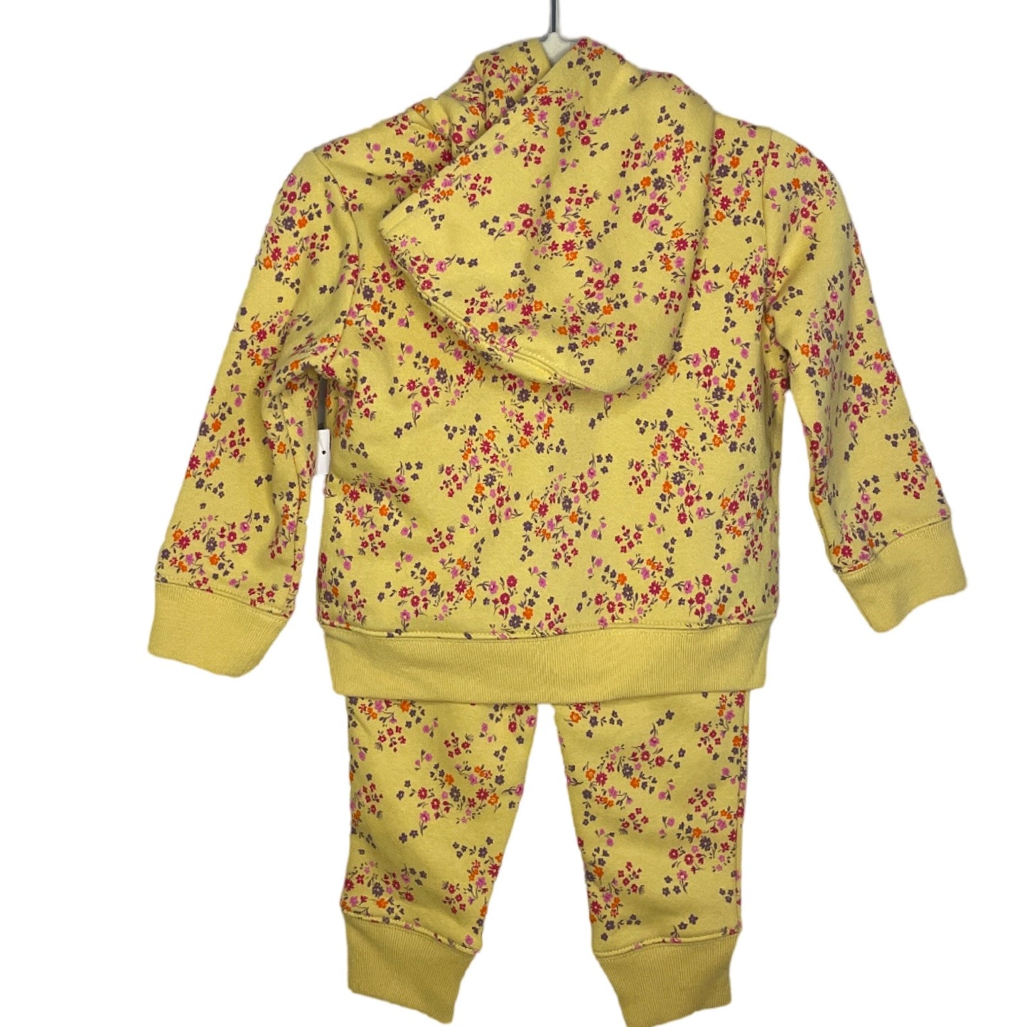 Set Gap Hoodie Short Pantalon Estampado Amarillo
-Talla 2