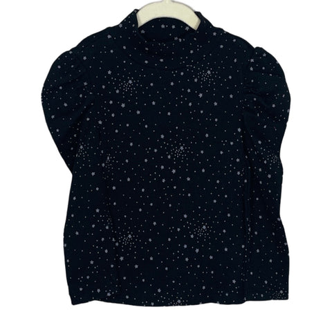 Blusa Gap Turtle Neck Estrellas Negro-Talla 2
