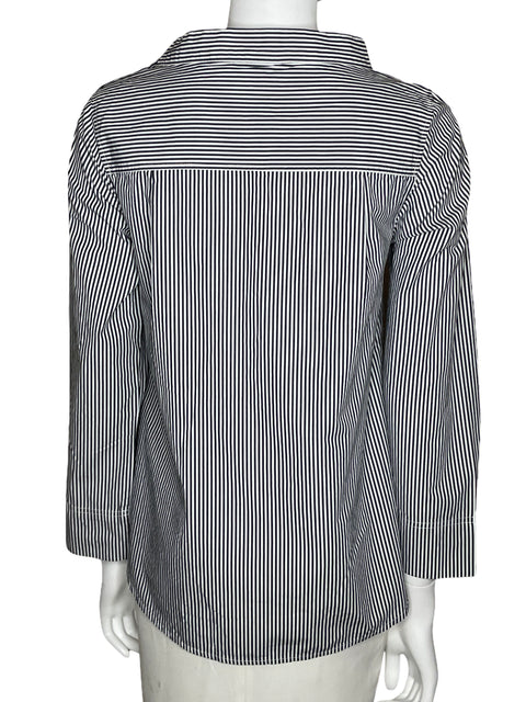 Blusa J.Crew Rayas Manga Larga Blanco-Talla 2