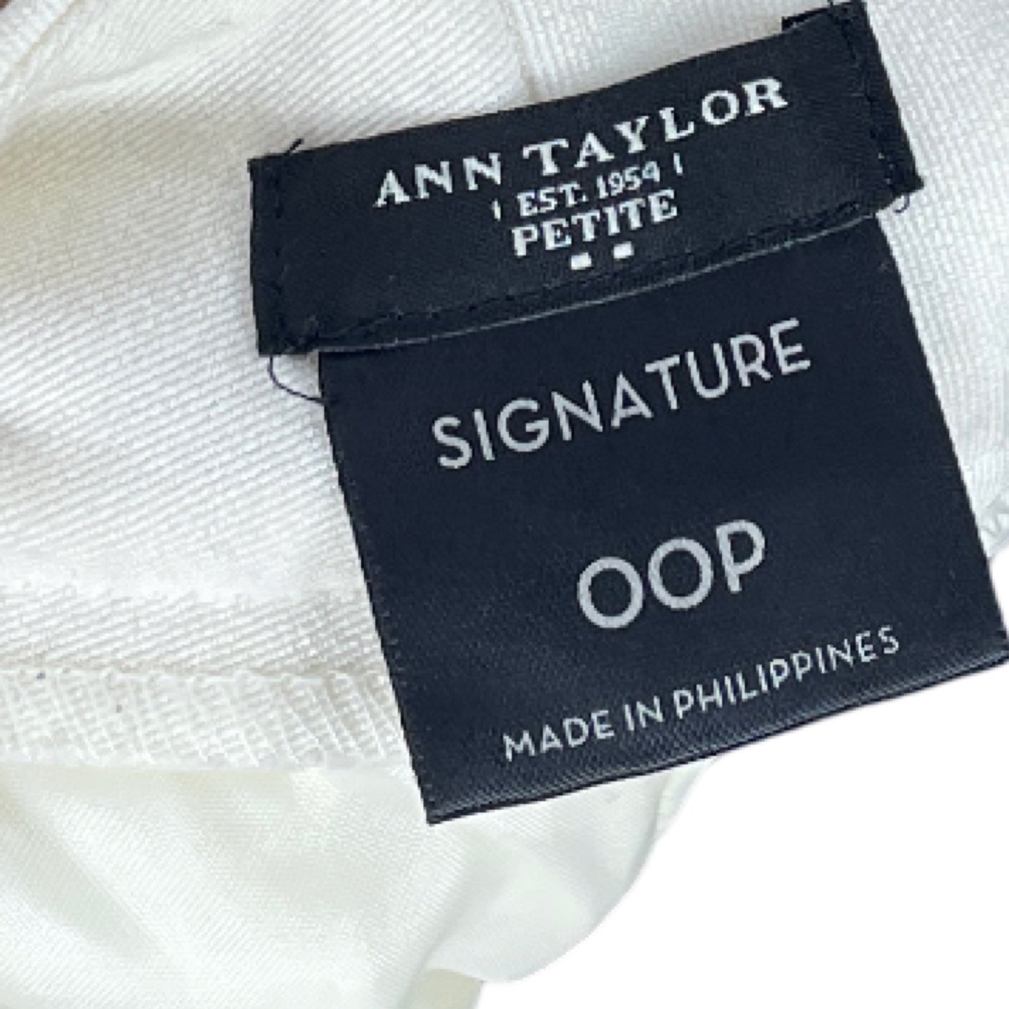 Pantalón Ann Taylor Petite Recto Beige - Talla 0