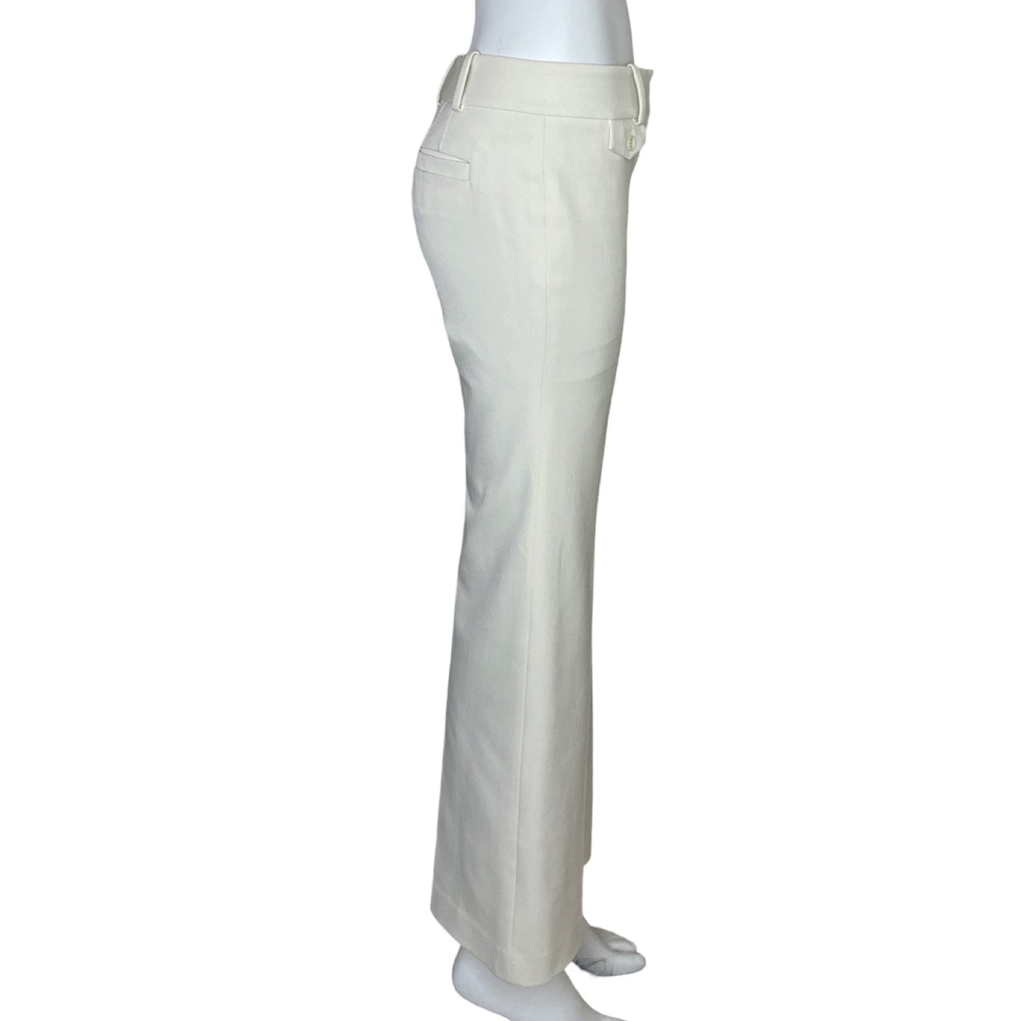 Pantalón Ann Taylor Petite Recto Beige - Talla 0