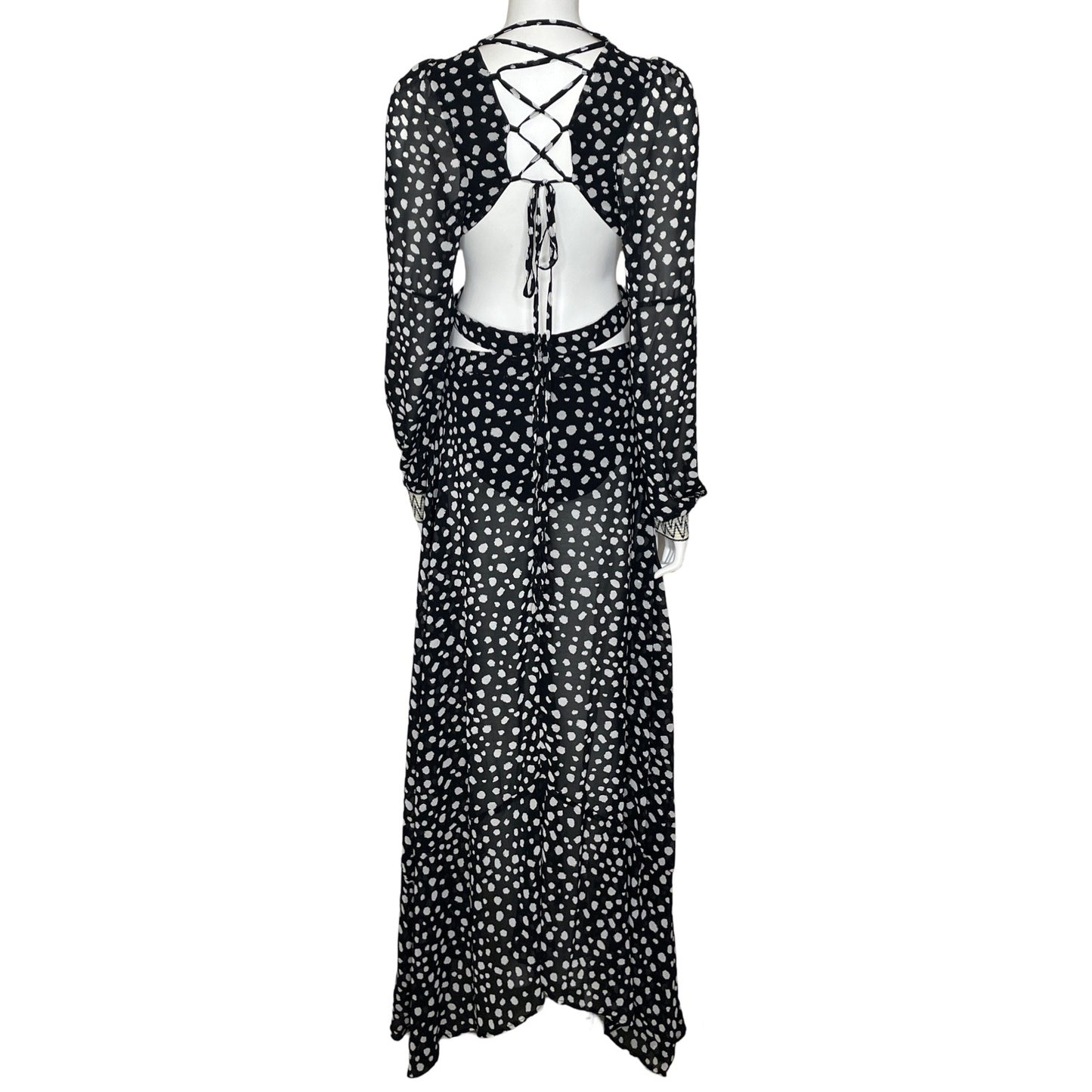 Vestido Mulla Cut Off Negro-Talla L