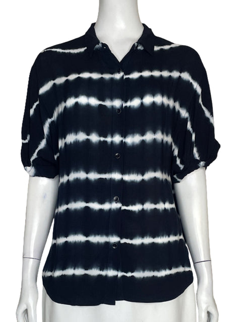 Camisa Splendid Líneas Azul - Talla M