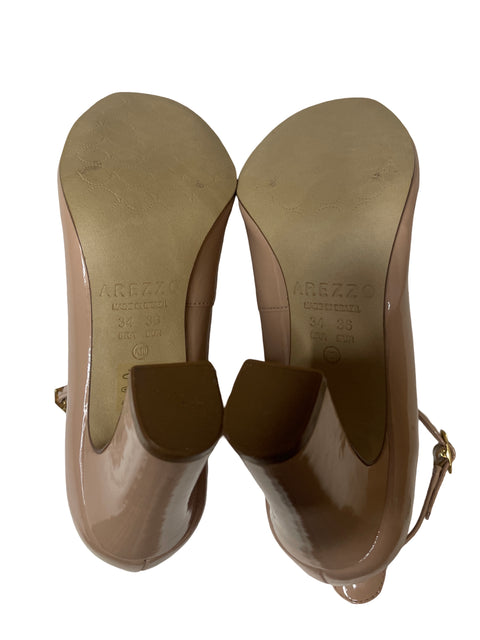 Calzado Arezzo Charol Beige - Talla 6
