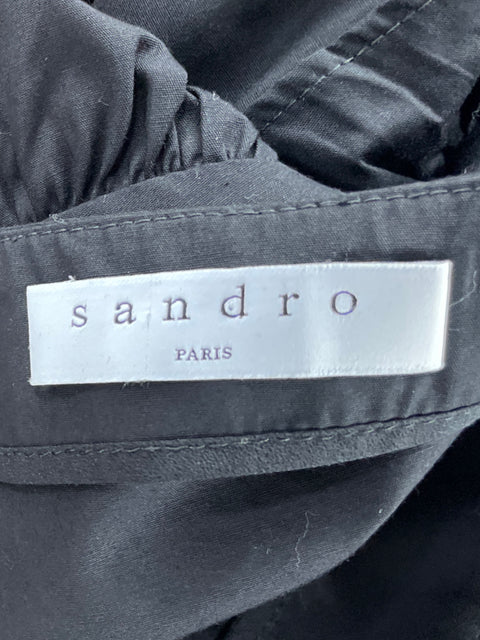 Falda Sandro Vuelos Mini Negro-Talla 3