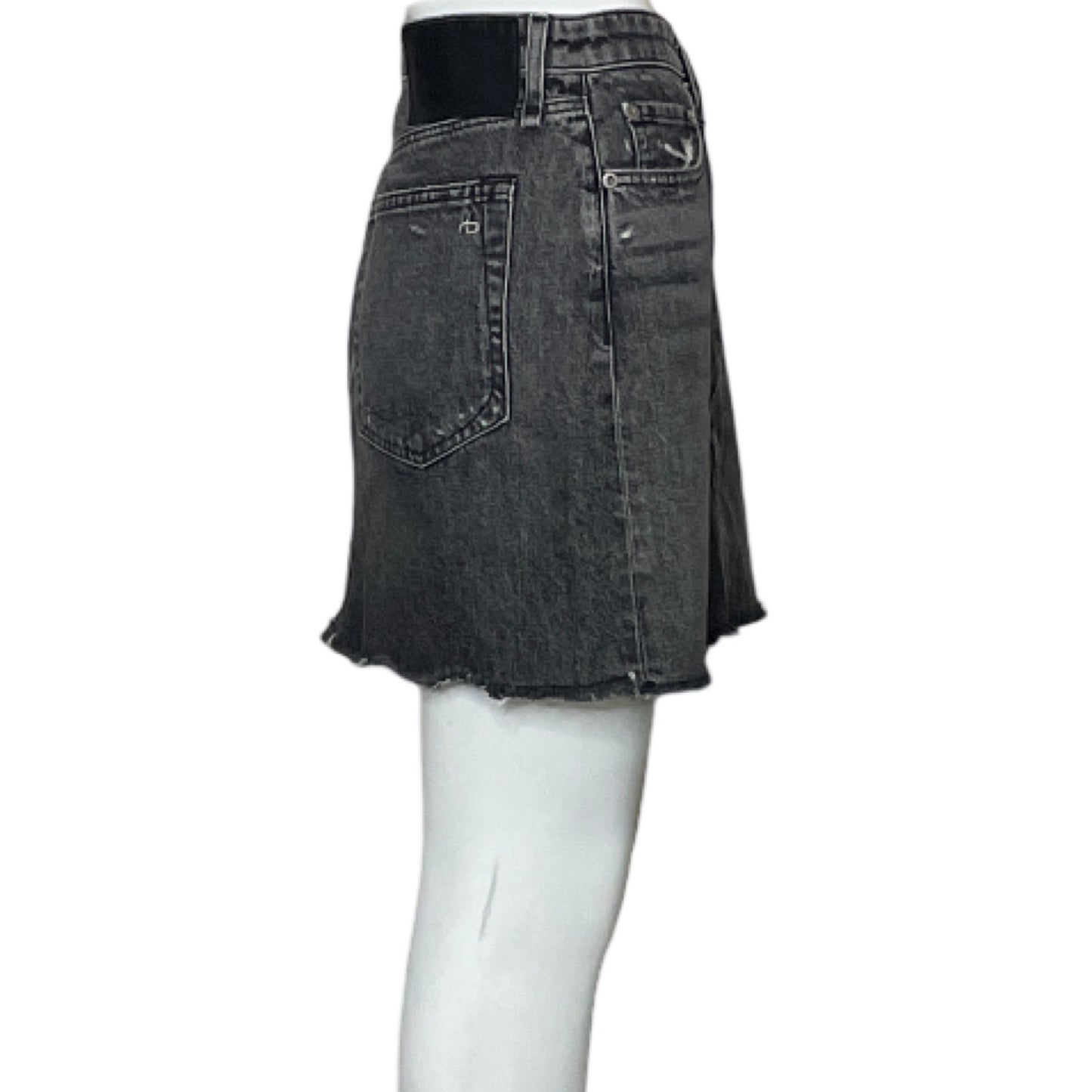 Falda Rag & Bone Mini Negro-Talla 28