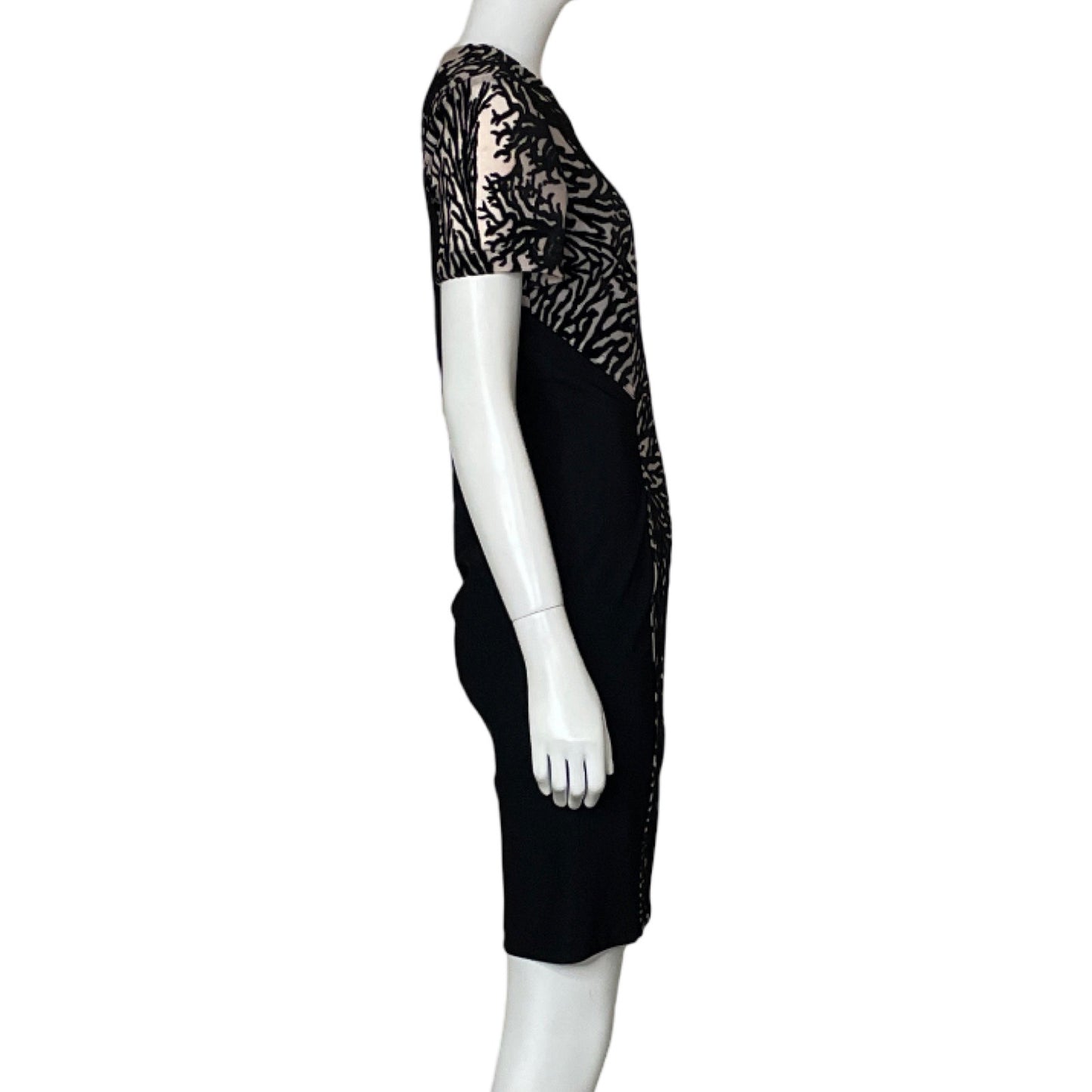 Vestido Yigal Azrouël Estampado terciopelo-Talla 6