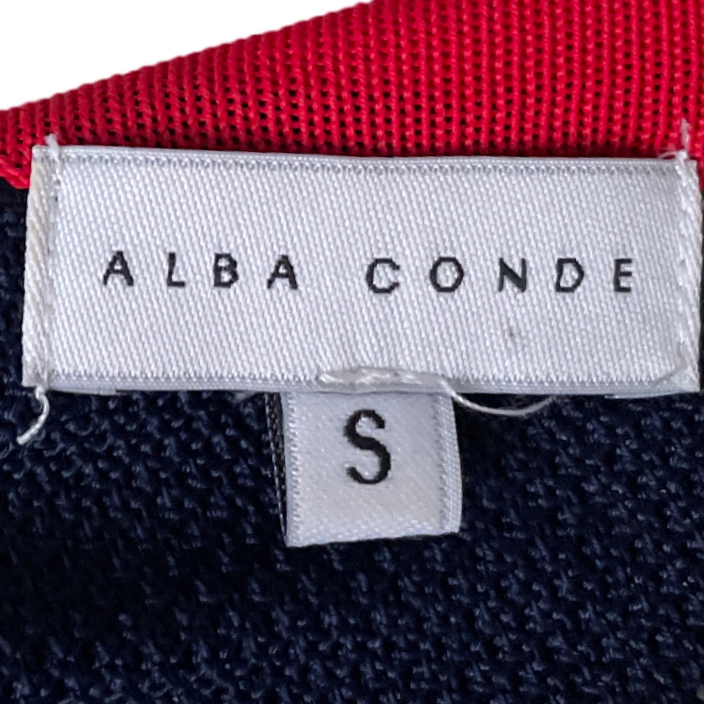 Vestido Alba Conde Punto Rojo-Talla S
