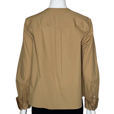 Camisa Theory Crop Marròn-Talla S