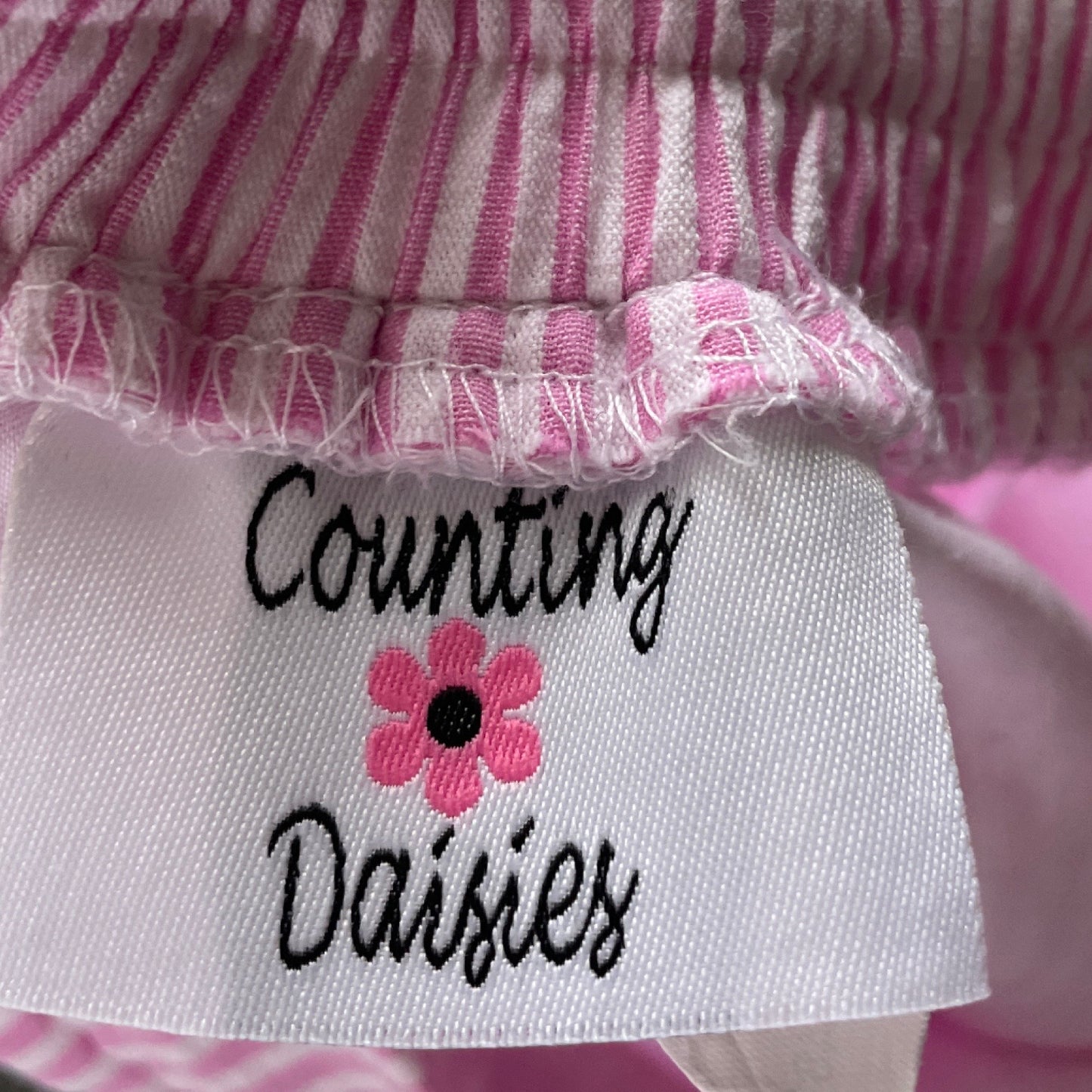 Short Counting Daisies Rayas Rosado-Talla XL