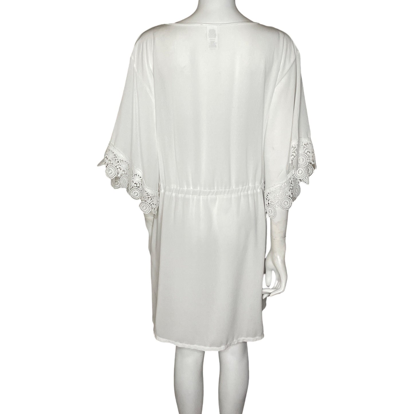 Vestido Wearabouts Playero Encaje Blanco-Talla XL