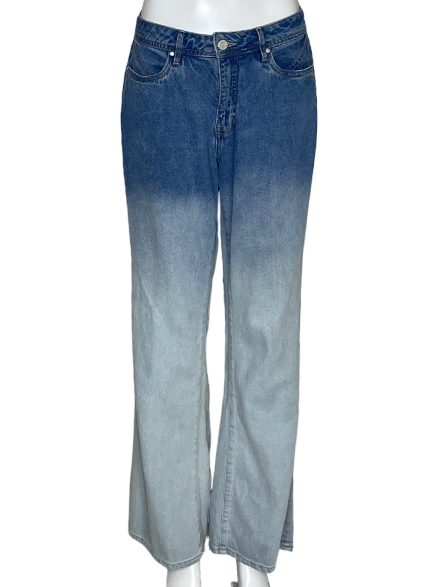 Pantalon Follies Wide Leg Denim Azul-Talla 8