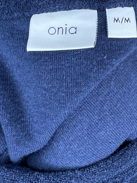 Sweater Onia Terciopelo Azul - Talla M