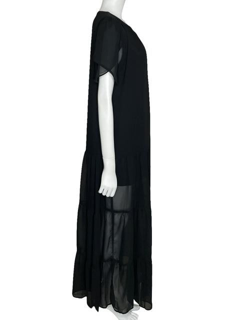 Vestido Tesoro TPS Capa Negro-Talla XL